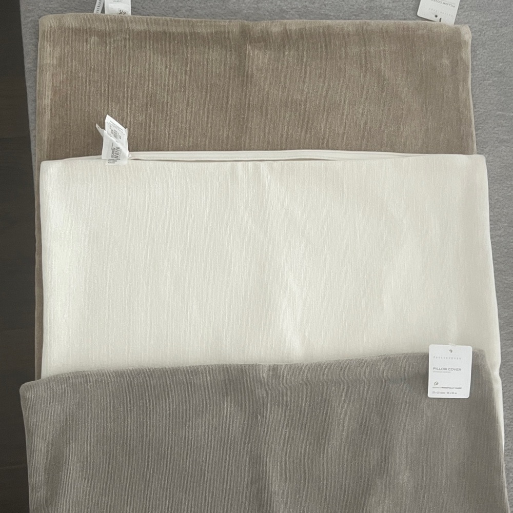 NWT Pottery Barn Elegant Throw Pillow Covers